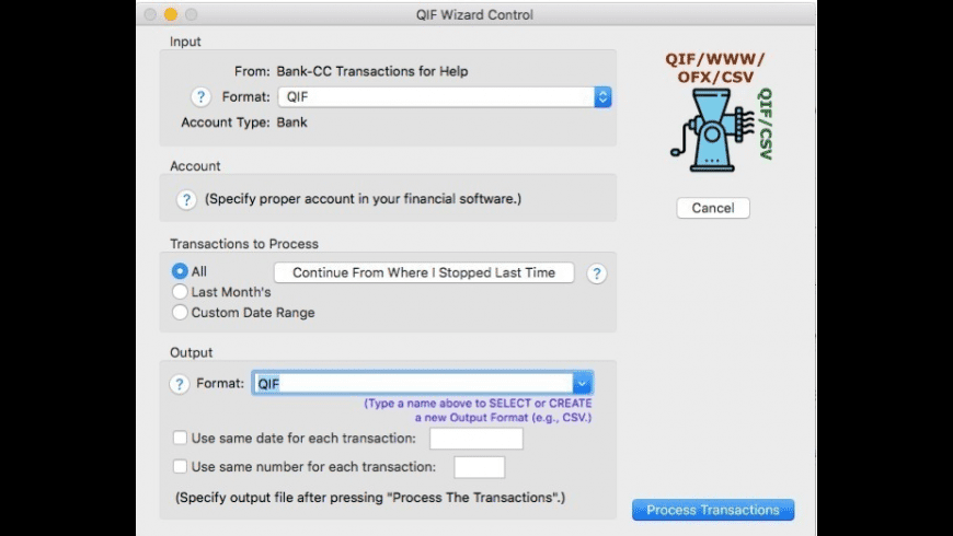 import csv file into quicken for mac